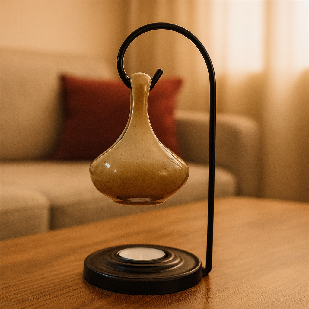 Amber Damla – Askılı Seramik Buhurdanlık