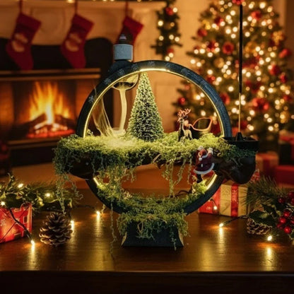 Kış Masalı - Led'li Geri Akış Tütsülük