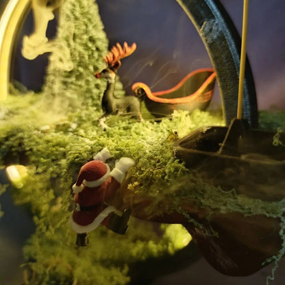 Kış Masalı - Led'li Geri Akış Tütsülük