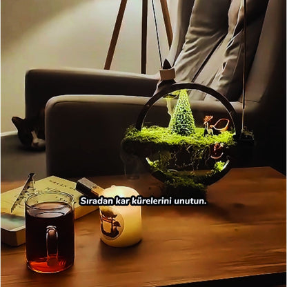 Kış Masalı - Led'li Geri Akış Tütsülük