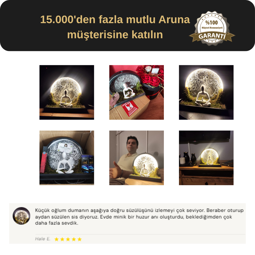 Ay Işığı - Ledli Geri Akış Tütsülük🌙