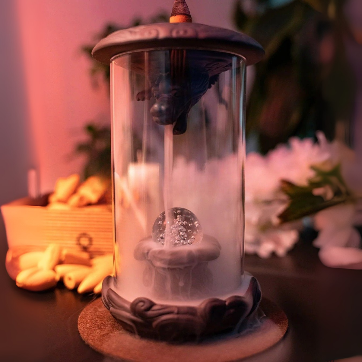 Ejderha Nefesi – Kristal Küreli Geri Akışlı Tütsülük