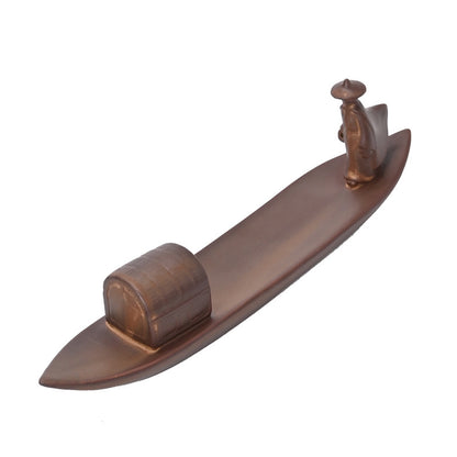 Balıkçı Figürlü Kayık Tütsülük