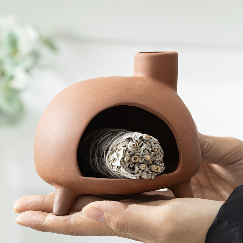 Seramik Mini Fırın Tütsülük