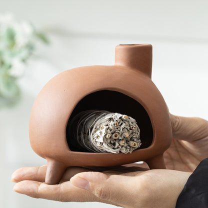 Seramik Mini Fırın Tütsülük