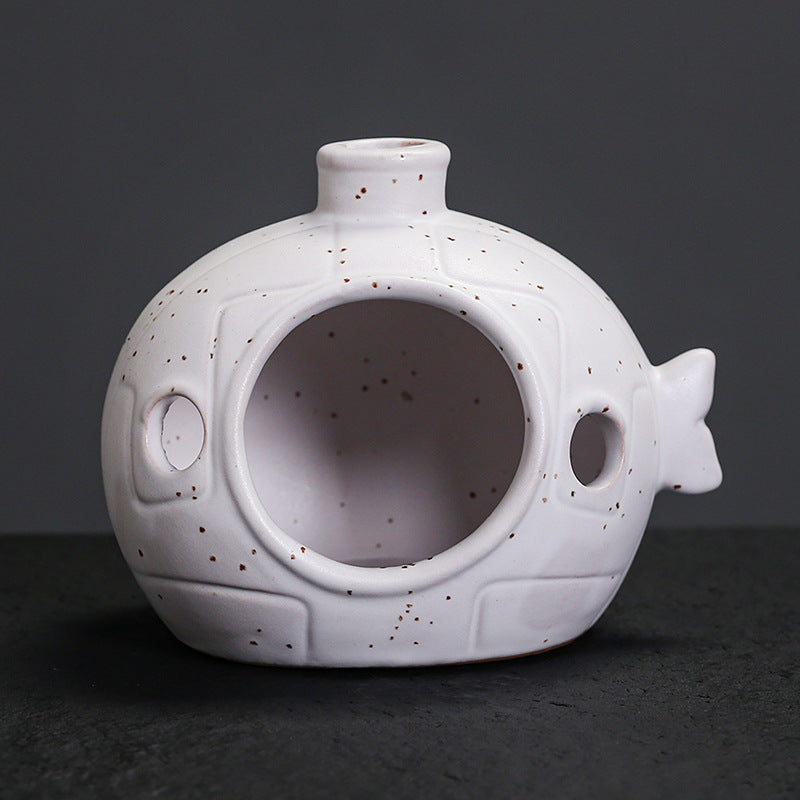 Renkli Balık Seramik Tütsülük