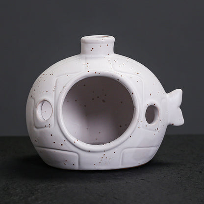 Renkli Balık Seramik Tütsülük