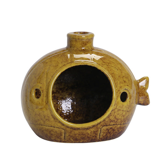 Renkli Balık Seramik Tütsülük