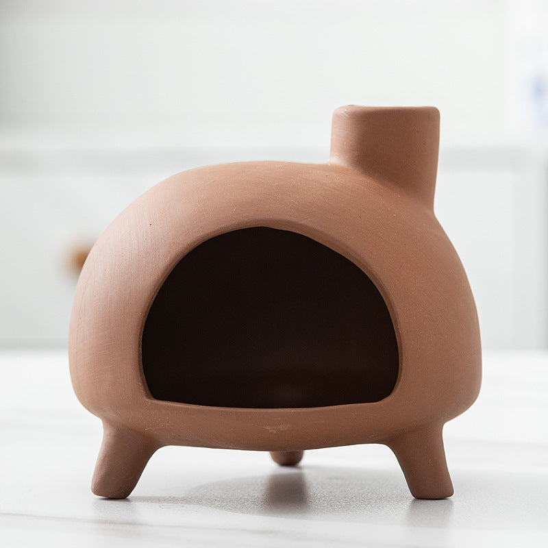 Seramik Mini Fırın Tütsülük