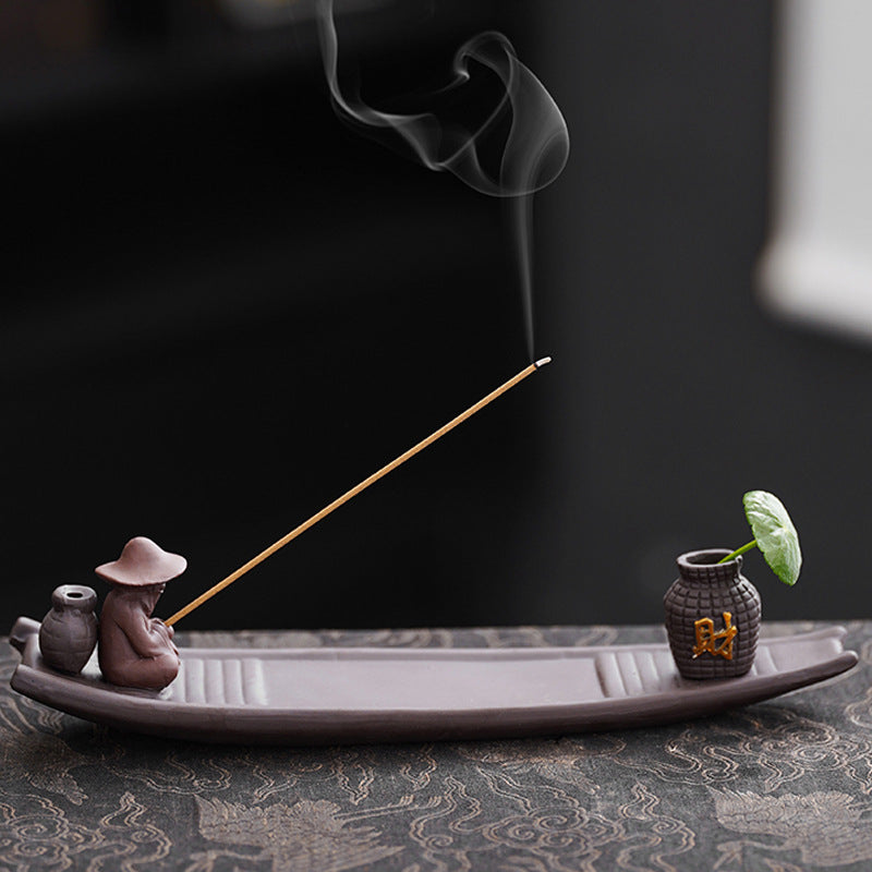 Vazolu Oturan Balıkçı Kayık Tütsülük