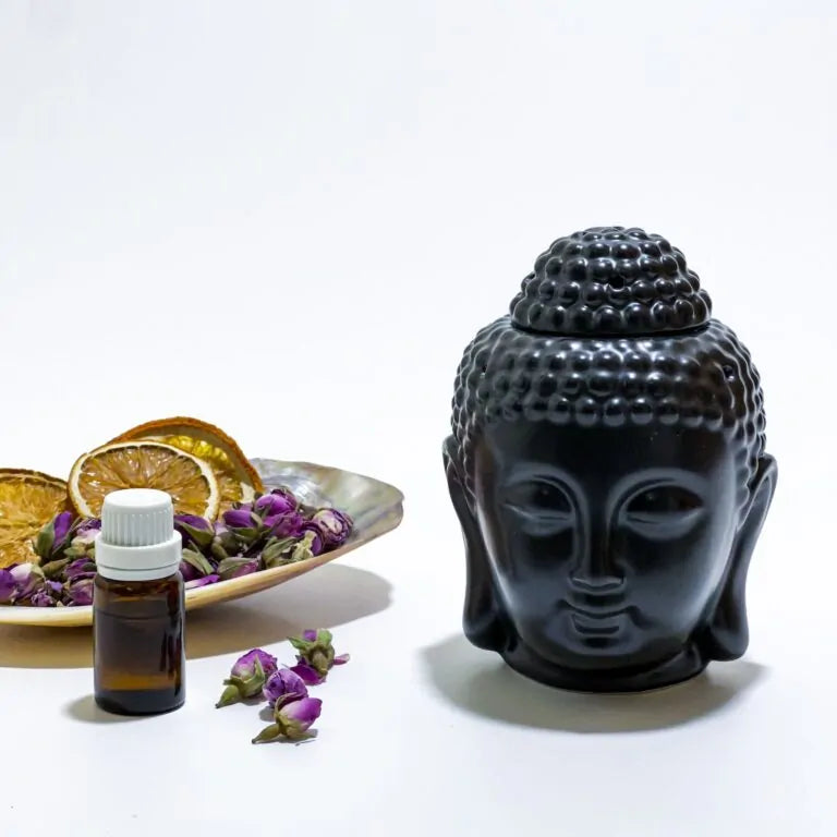 Buddha Huzuru (Siyah & Beyaz) Buhurdanlık