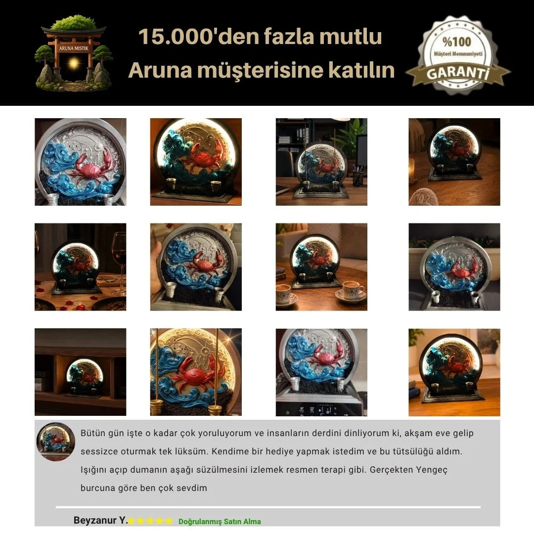 Yengeç Burcu - Ledli Şelale Tütsülük