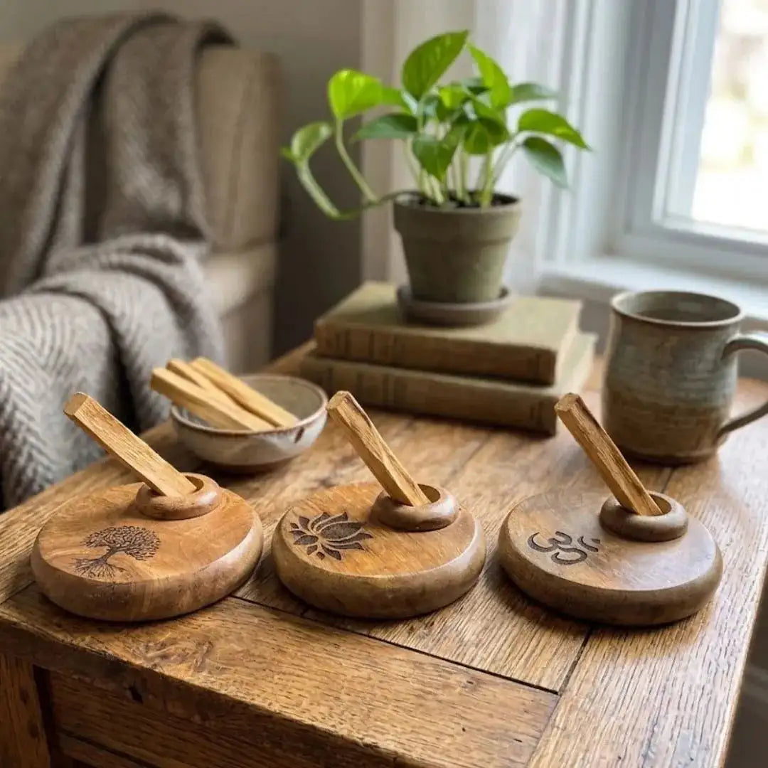 Ahşap Palo Santo Tutucu