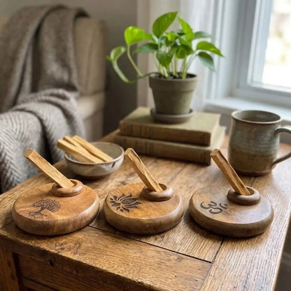 Ahşap Palo Santo Tutucu