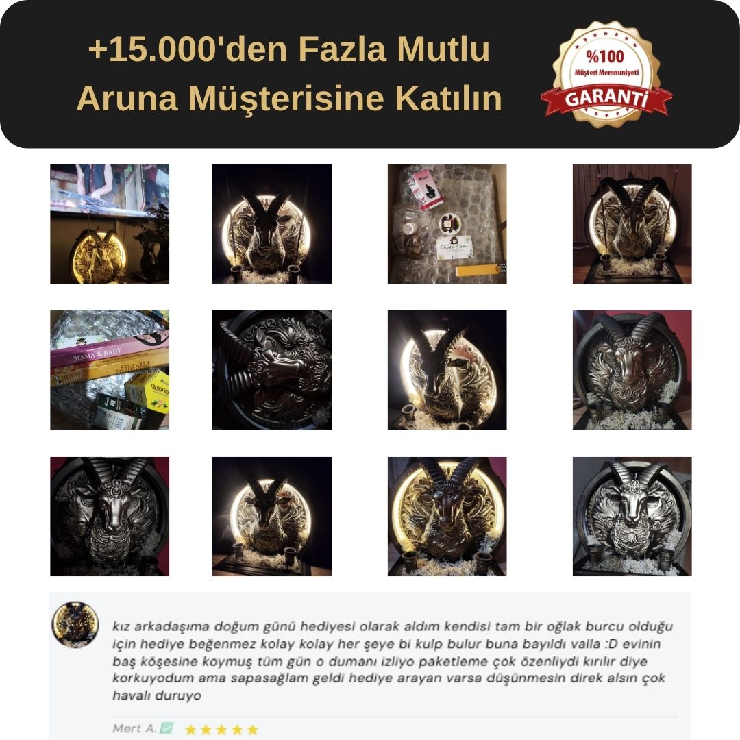 Oğlak - Led'li Geri Akışlı Tütsülük