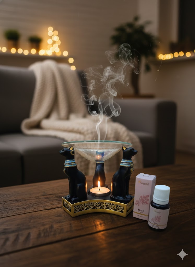 Şifacı Mısır Kedileri Ritüel Seti